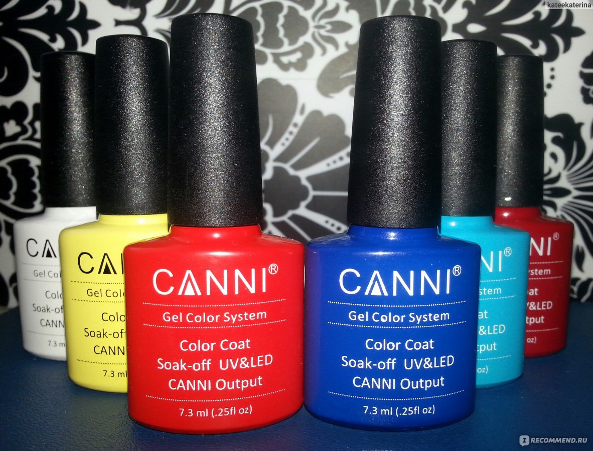 Гель-лак для ногтей Canni Gel Color Polish - «Гель-лаки CANNI: хорошее  качество по привлекательной цене. Обзор 6-ти оттенков.» | отзывы