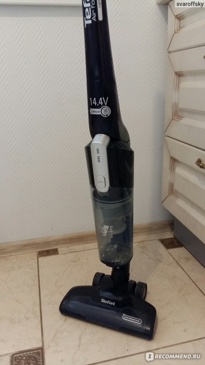 Беспроводной пылесос tefal air force light ty6545rh