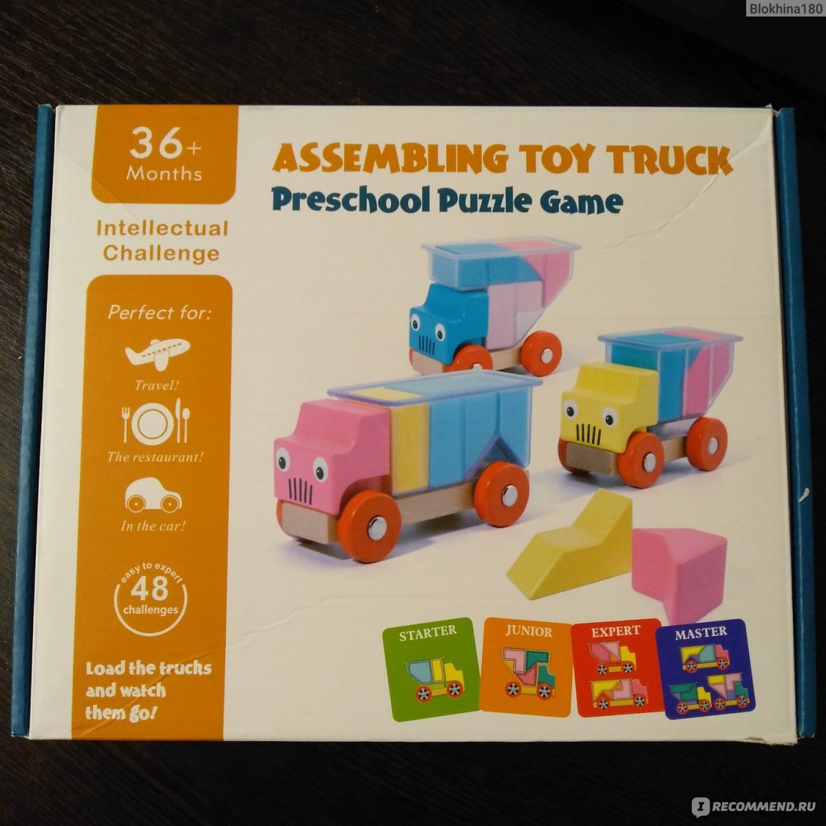 WiMi Логическая игра Загрузи автомобиль Assembling toy truck - «Первая  логическая игра, в которую мои дети играли вдвоем.» | отзывы