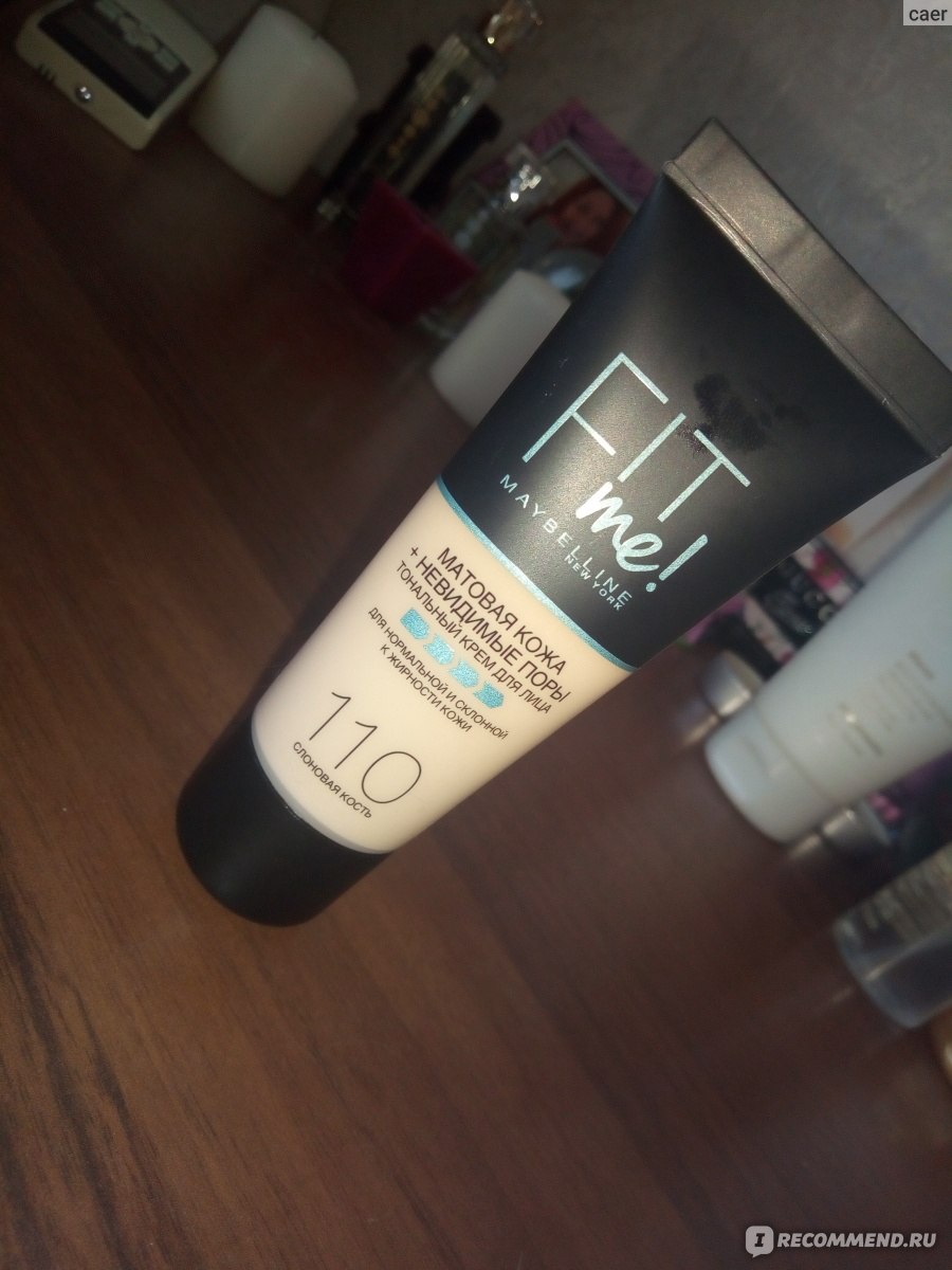 Тональный крем MAYBELLINE Fit me! Matte+poreless normal to oily skin ...