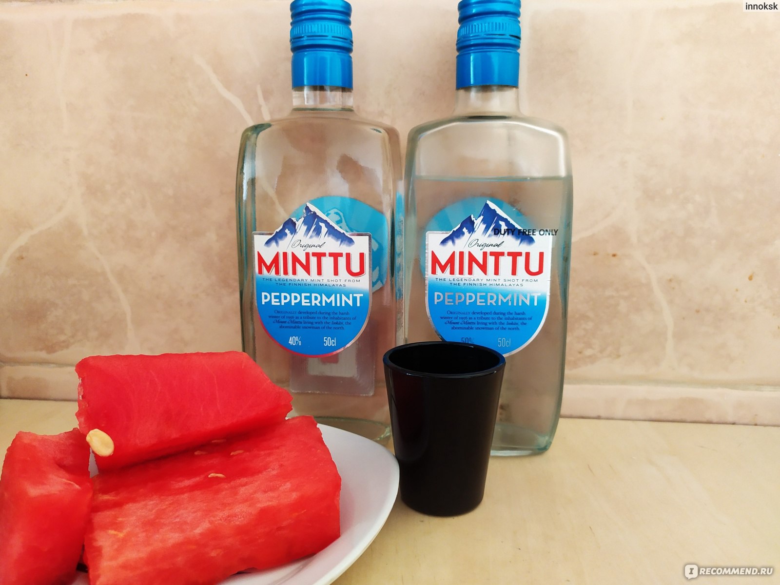 Мятный ликер Minttu