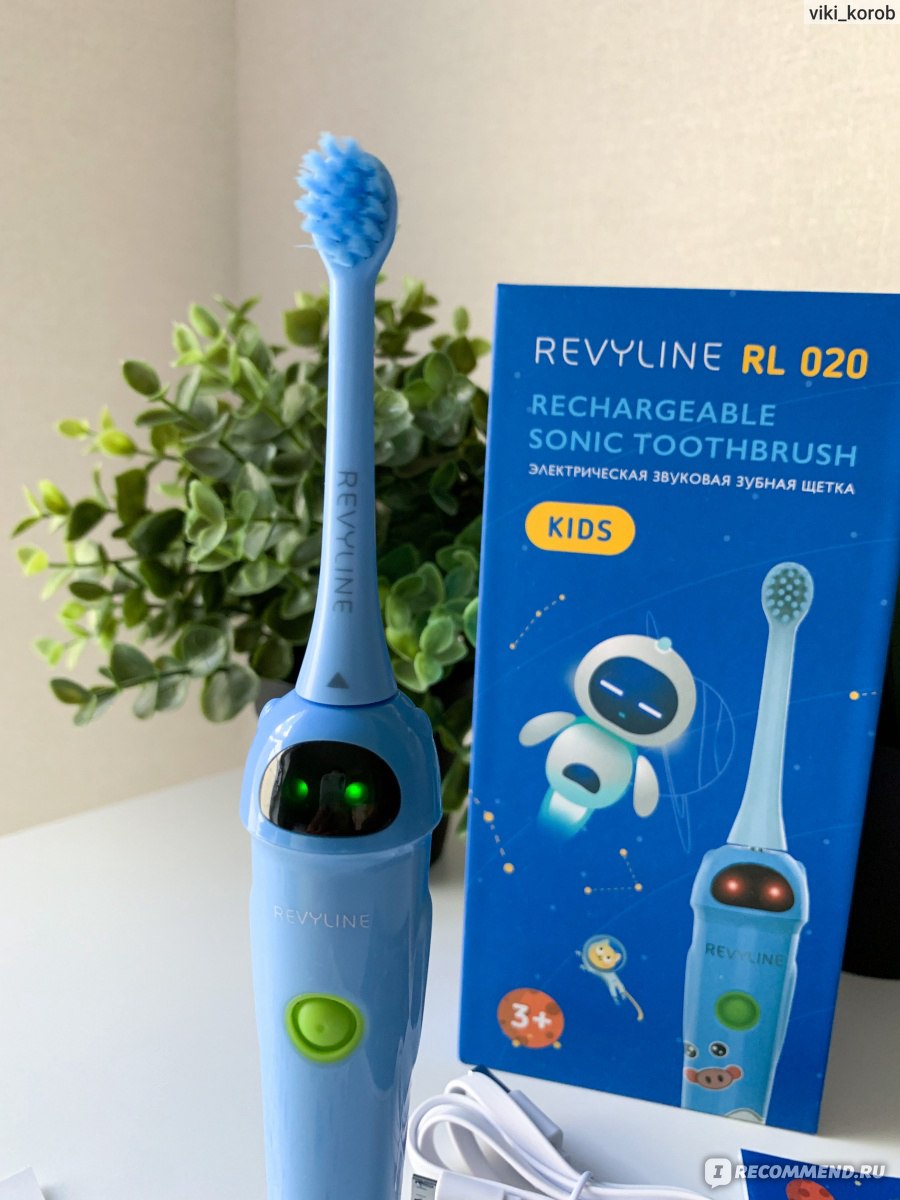 Электрическая звуковая зубная щётка Revyline RL 020 Kids - «Лучший способ  приучить ребёнка правильно и качественно чистить зубы - это электрическая  щётка Revyline RL 020 Kids. » | отзывы