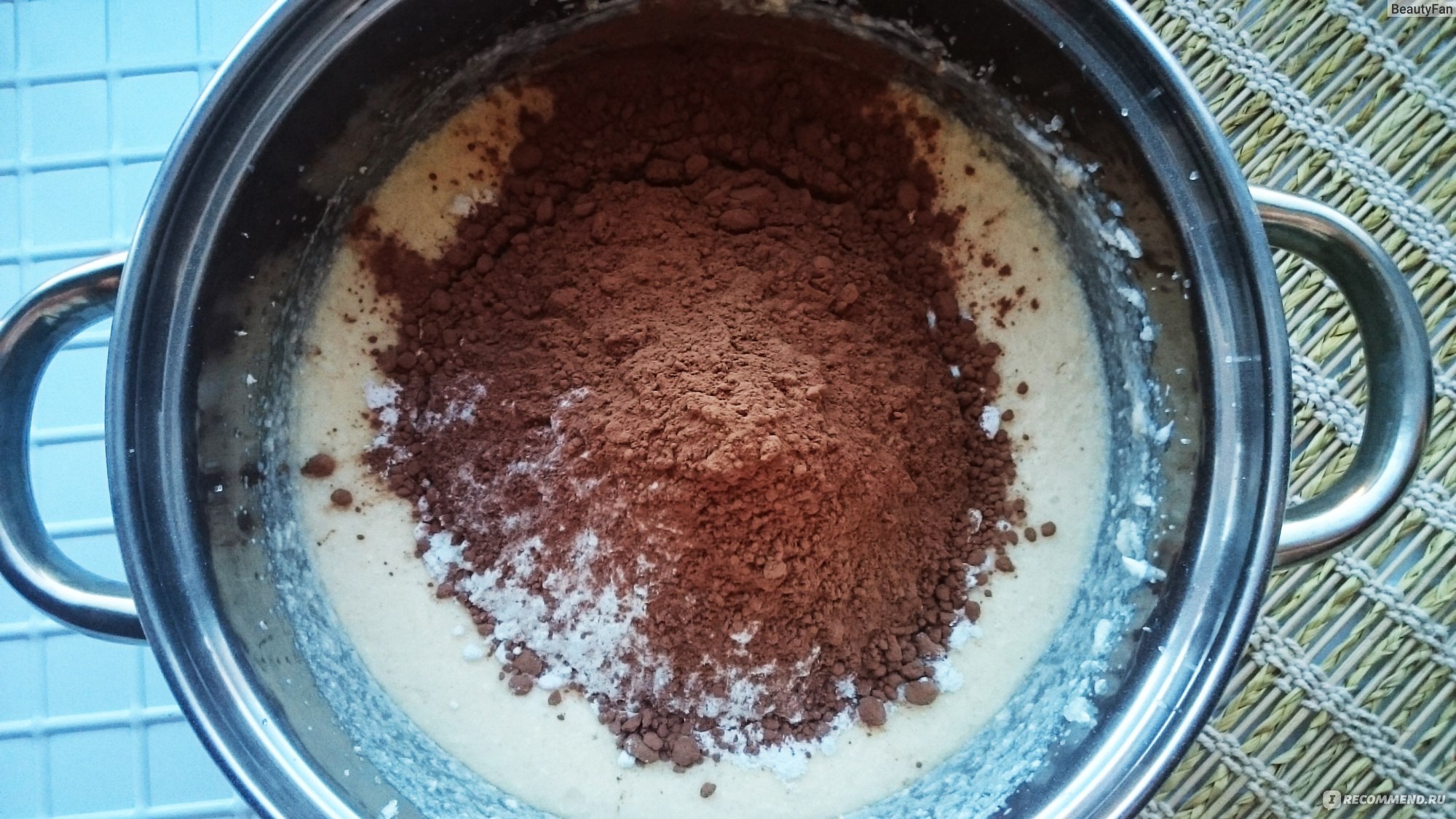 Рецепт пирога с какао несквик