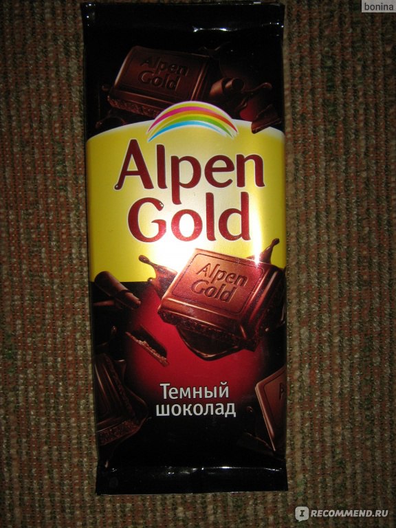 Шоколад Alpen Gold Dark темный 80 г