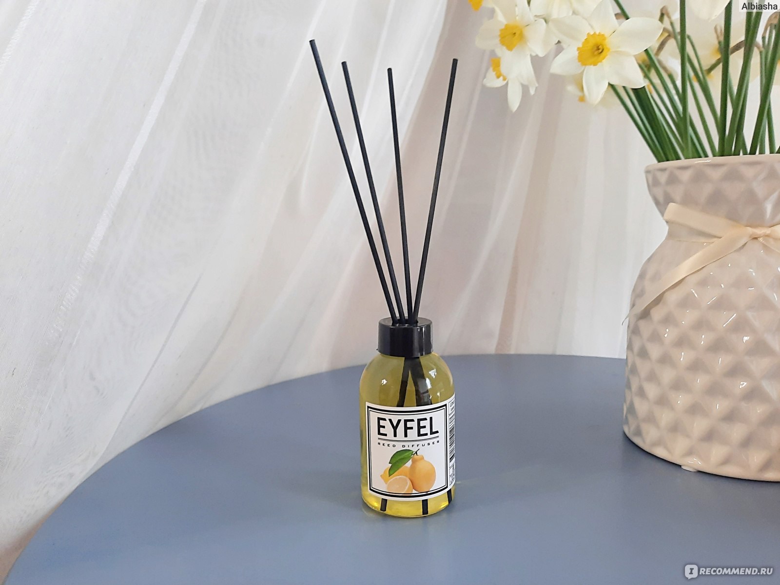 Аромадиффузор для дома Eyfel Perfume Reed Diffuser Lemon - «Натуральный  бодрящий аромат, отлично освежает помещение. » | отзывы