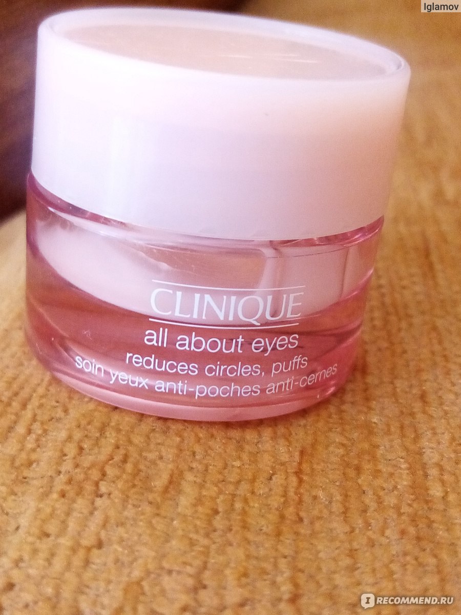 Крем для кожи вокруг глаз CLINIQUE All About Eyes - «Силиконовое ...