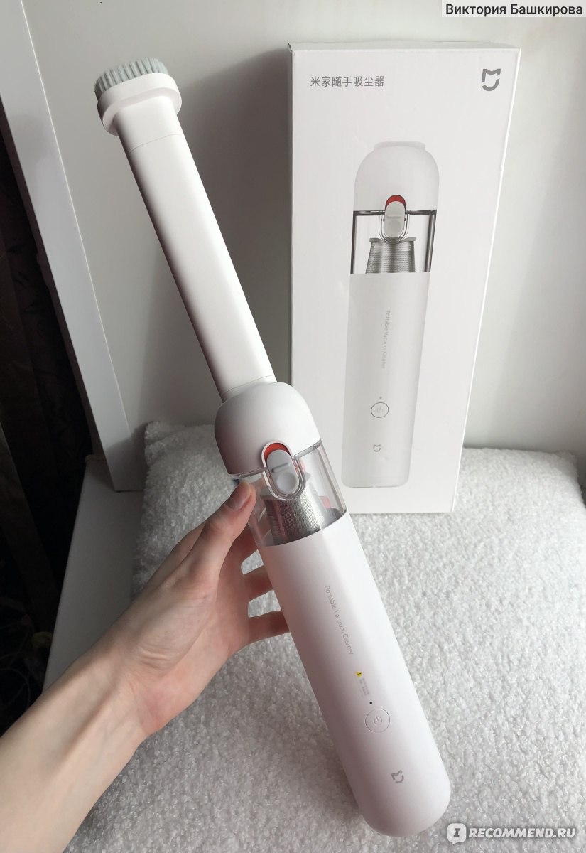 Беспроводной пылесос Xiaomi Mi Vacuum Cleaner mini - «Использую для  сохранения чистоты в автомобиле, поверхностей в комнате и внутренних ящиков  🥹» | отзывы