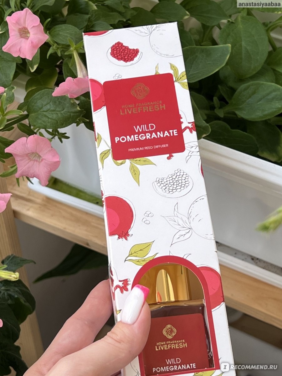 Аромадиффузор для дома Home Fragrance Livefresh Wild Pomegranate - «Самая  бесполезная покупка за всё время, из магазина Fix Price. » | отзывы