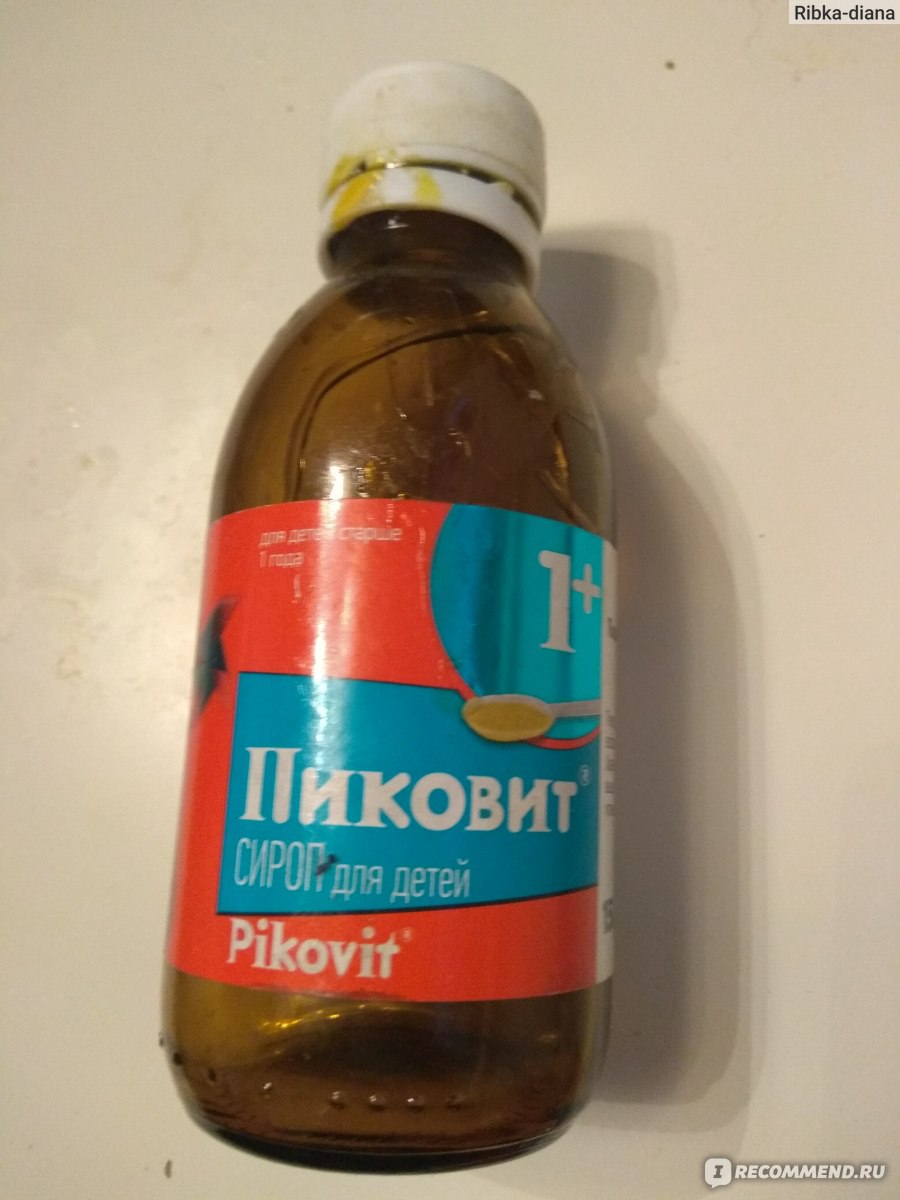 Витамины KRKA Pikovit "Пиковит" сироп фото