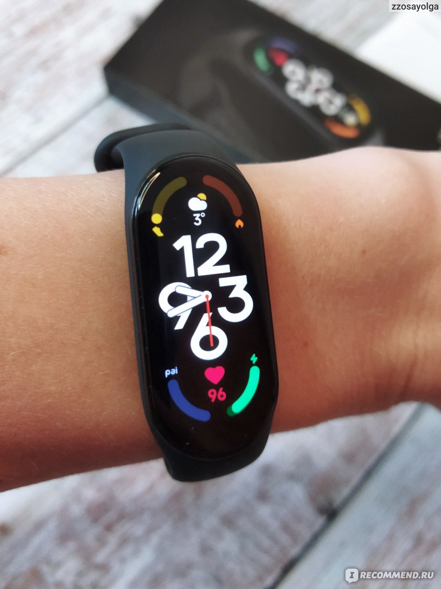 Фитнес-браслет Xiaomi Mi Smart Band 7 - «Подсчёт шагов впечатляет: даже при  прогулке с санками считает правильно, хоть рукой и не Машу. » | отзывы