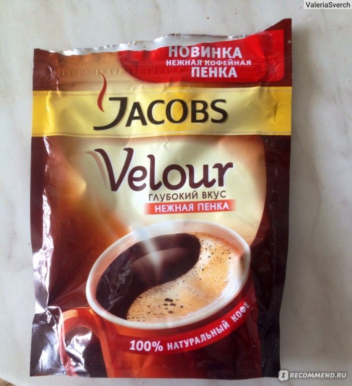 Кофе Jacobs Velour - «Любимый кофейный напиток :)» | отзывы