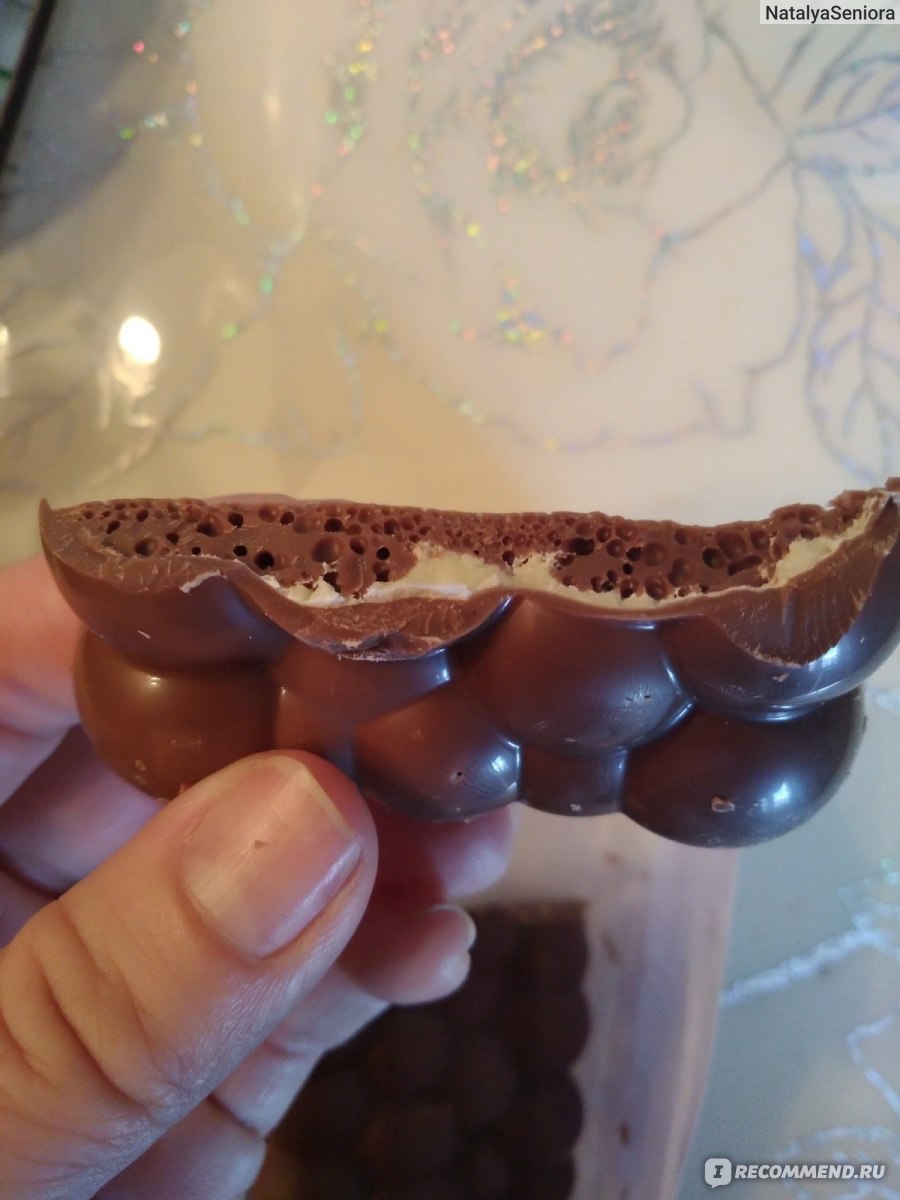 Шоколад молочный пористый Milka «Bubbles» с Бананово-Йогуртовой ...