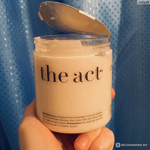 Скраб для тела the act