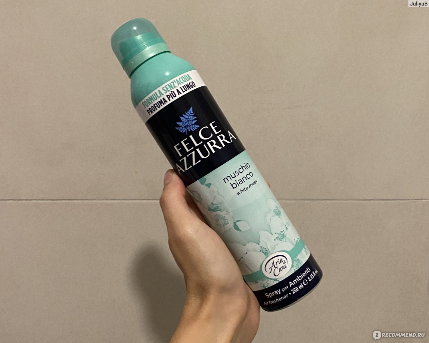 SPRAY PER AMBIENTI FELCE AZZURRA MUSCHIO BIANCO