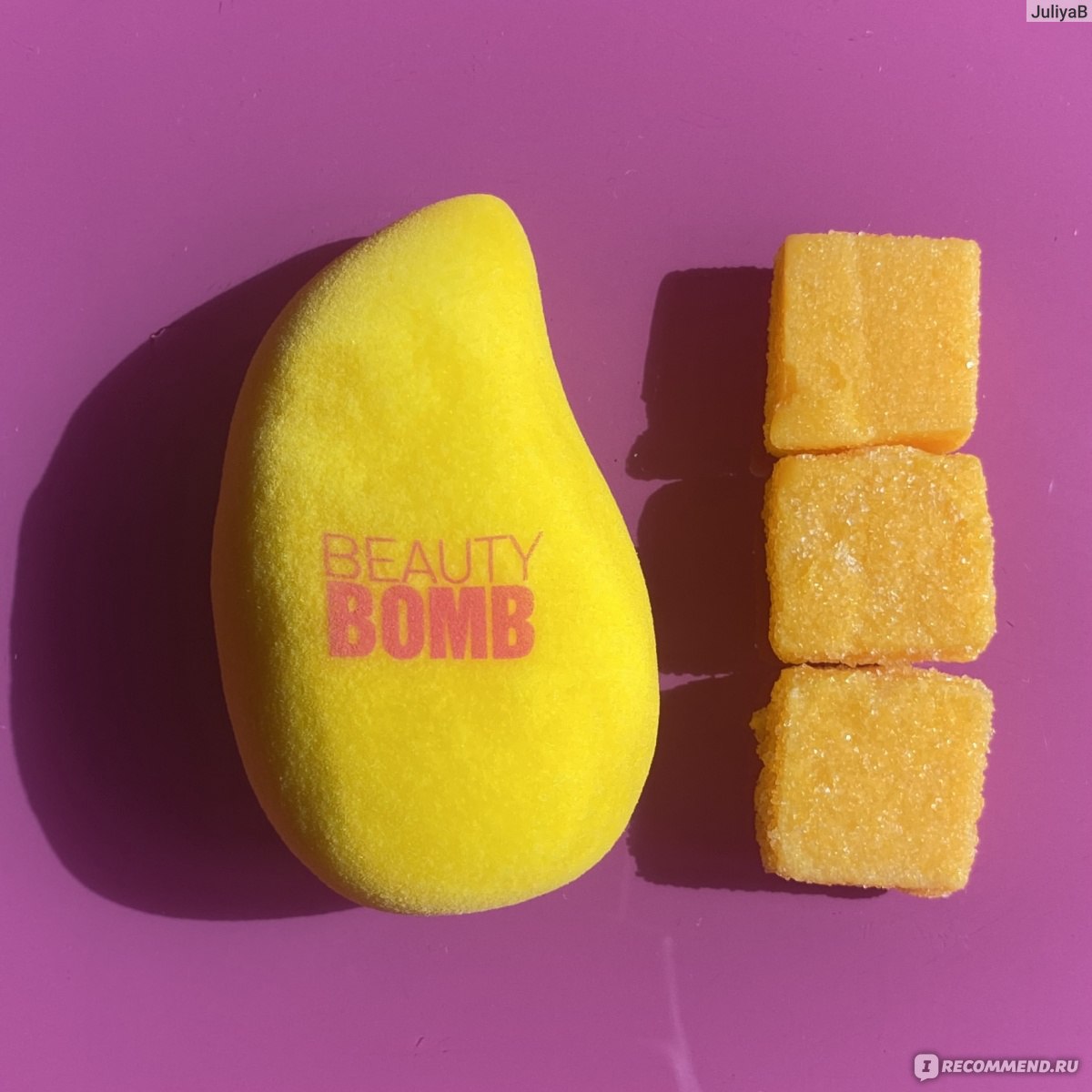Спонж mango beauty bomb влажный 