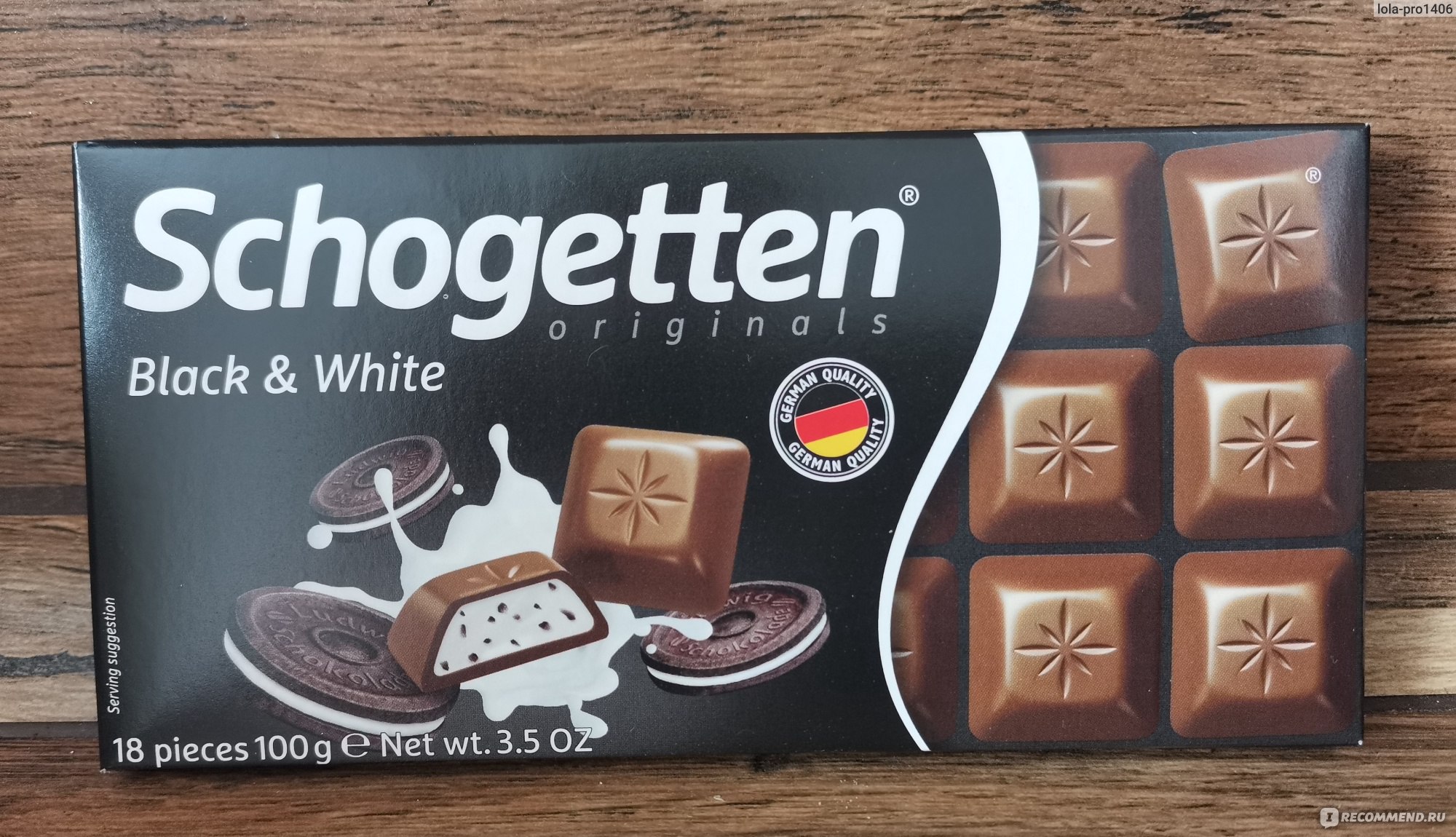Шоколад Trumpf Schogetten Black&White - «Люблю шоколад Schogetten и  Black&White не исключение!» | отзывы