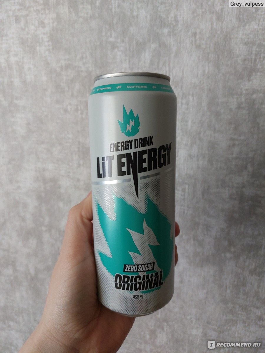 Напиток тонизирующий Lit Energy Original. Zero Sugar - «Энергетик без  сахара с неплохим вкусом» | отзывы