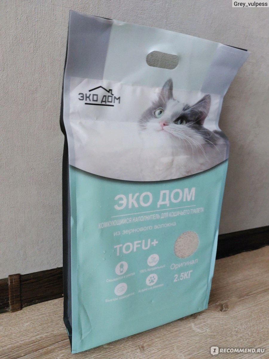 Наполнитель для кошачьего туалета Эко Дом Tofu + из зернового волокна -  «Необычный наполнитель для кошачьего туалета, который издалека напоминает  вермишельку?!) » | отзывы