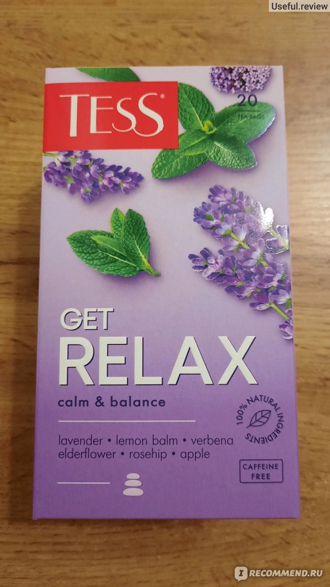 Травяной чай Tess Get Relax - «Отличная новинка» | отзывы