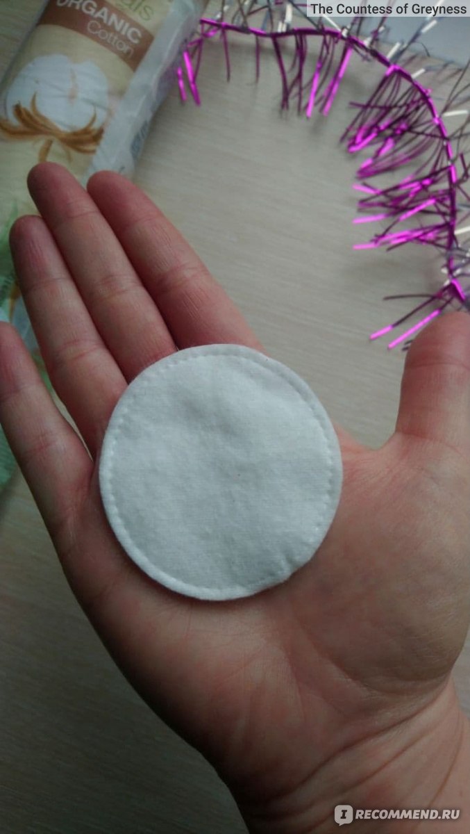 Ватные диски Cleanic Naturals Organic Cotton фото