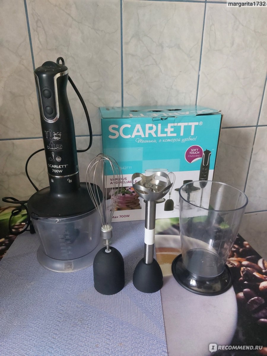 Блендер погружной SCARLETT SC-HB42F11 - «В каких ситуациях он Нужен ...