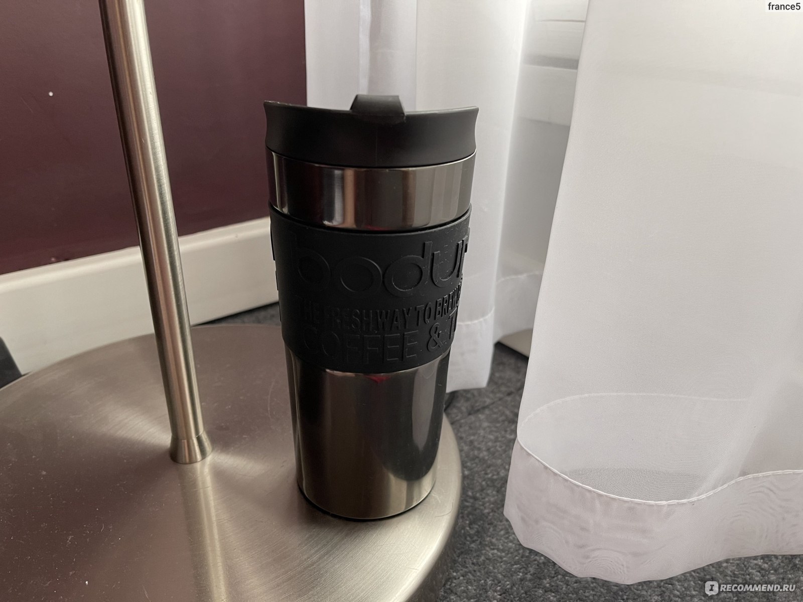 Термокружка BODUM Travel 350 мл - «Отличная кружка для кофе и чая но ...