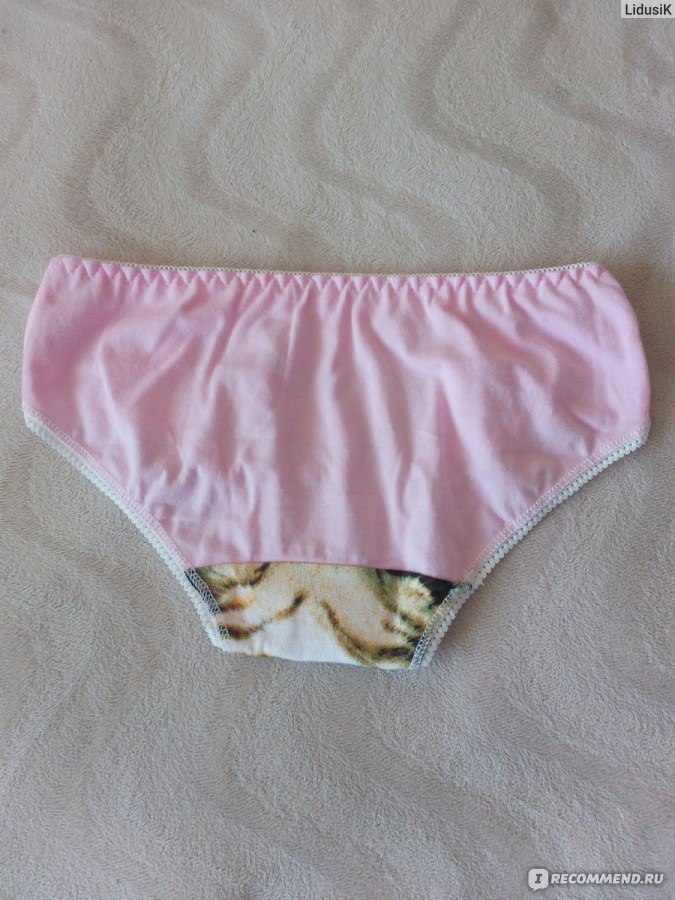 2016 3D Printed Sexy Pussy Cat Panties Pink Womens Bragas Calcinha