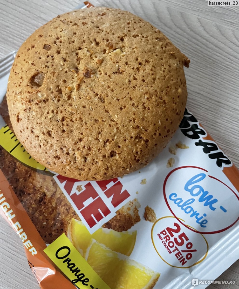 Протеиновое печенье Bombbar Protein cookie orange ginger - «Отличный  сладкий перекус, в котором нет сахара! » | отзывы