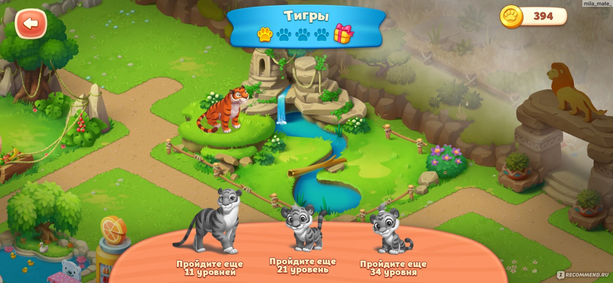 Игра Wildscapes от команды Playrix - «🦏