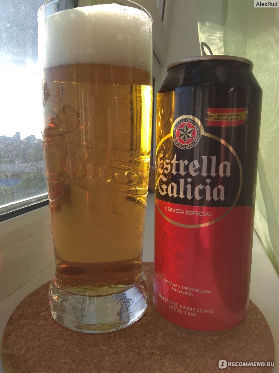 Пиво светлое Estrella Galicia Cerveza Especial фото