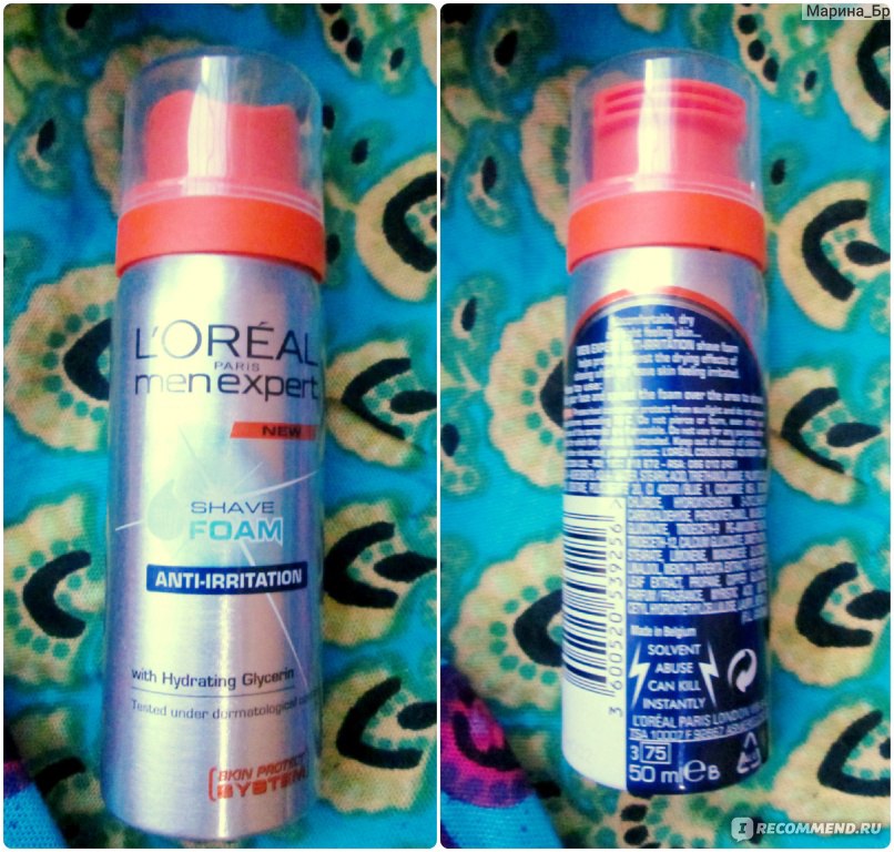 Пена для бритья L'Oreal Paris Men Expert Против Раздражений - «Очень ...