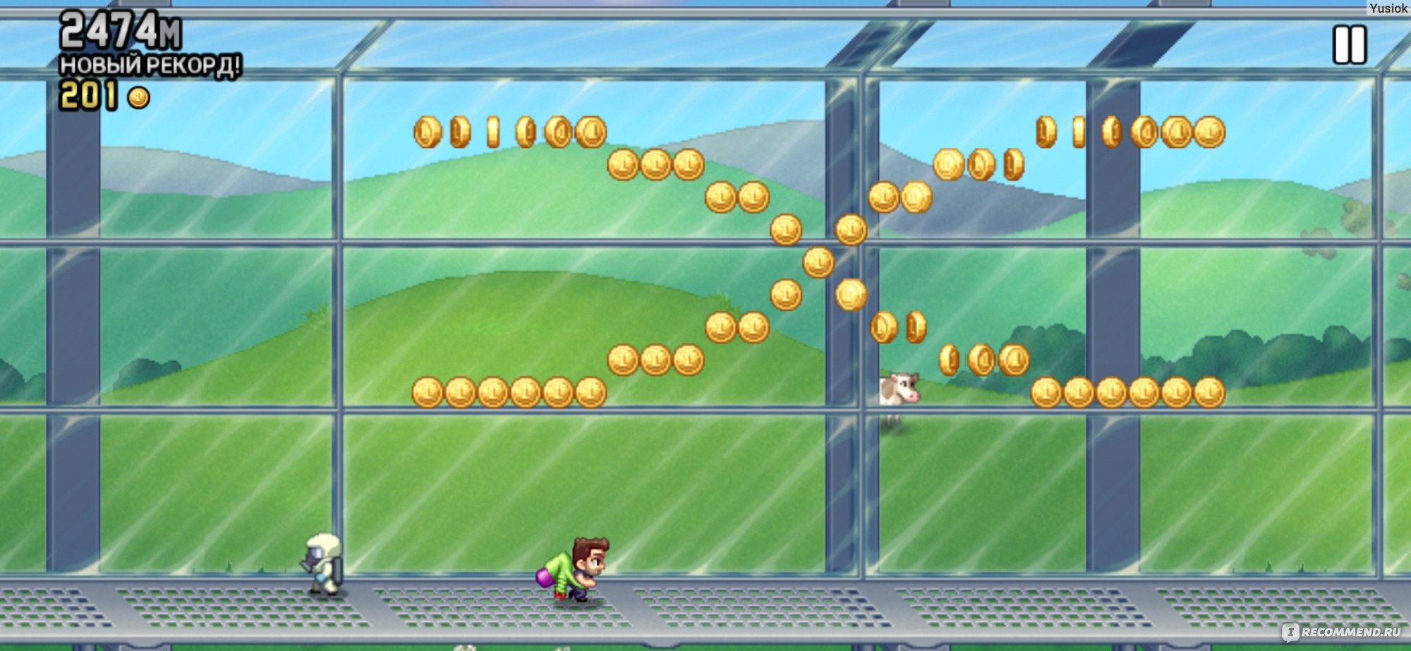 Компьютерная программа Jetpack Joyride - «Очень динамичная и веселая игра!  Вызывает ностальгию по анимешным мультикам 90х!))» | отзывы