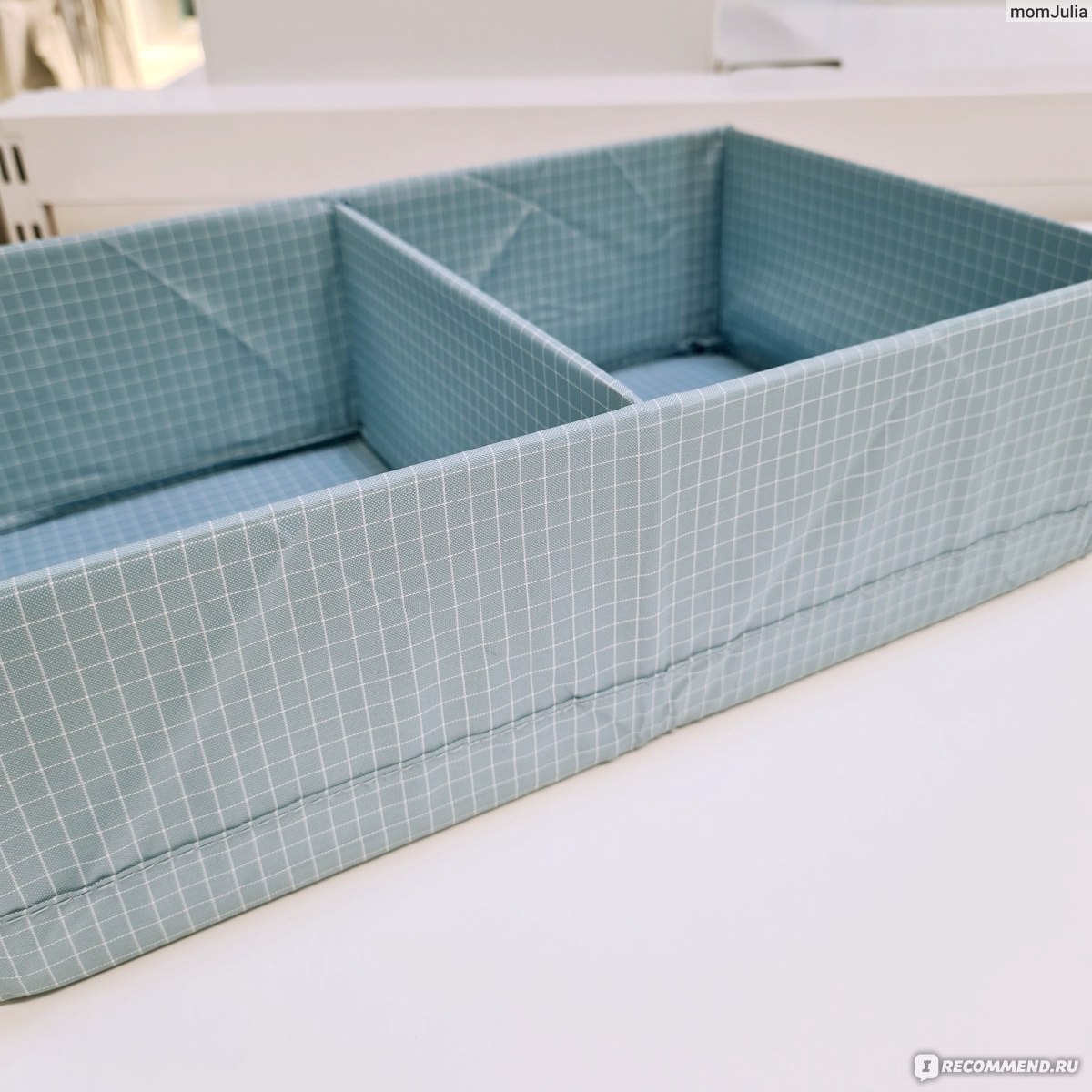 Ящик с отделениями СТУК (STUK) - IKEA - «Тканевые коробки для хранения ...
