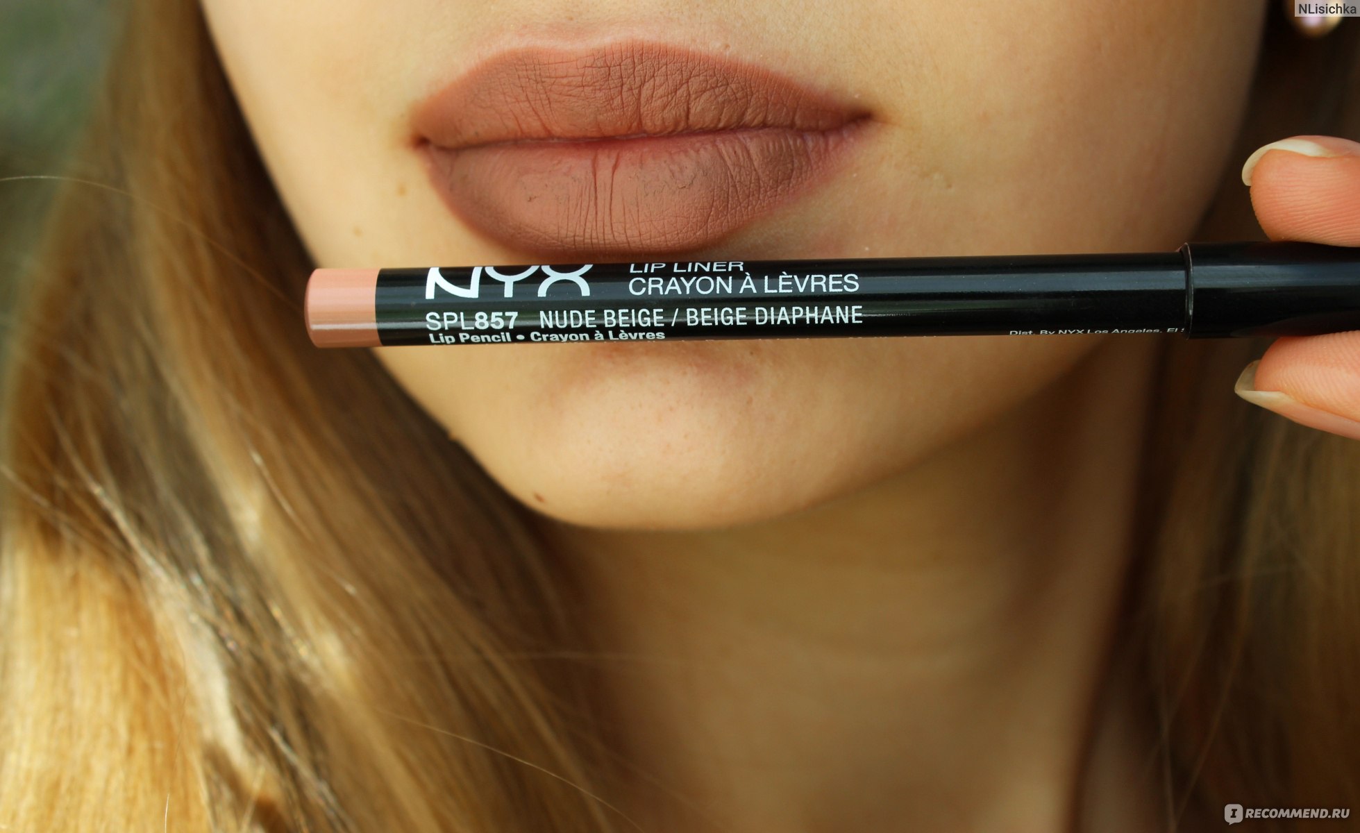 Карандаш для губ NYX Professional Makeup Slim lip pencil фото.