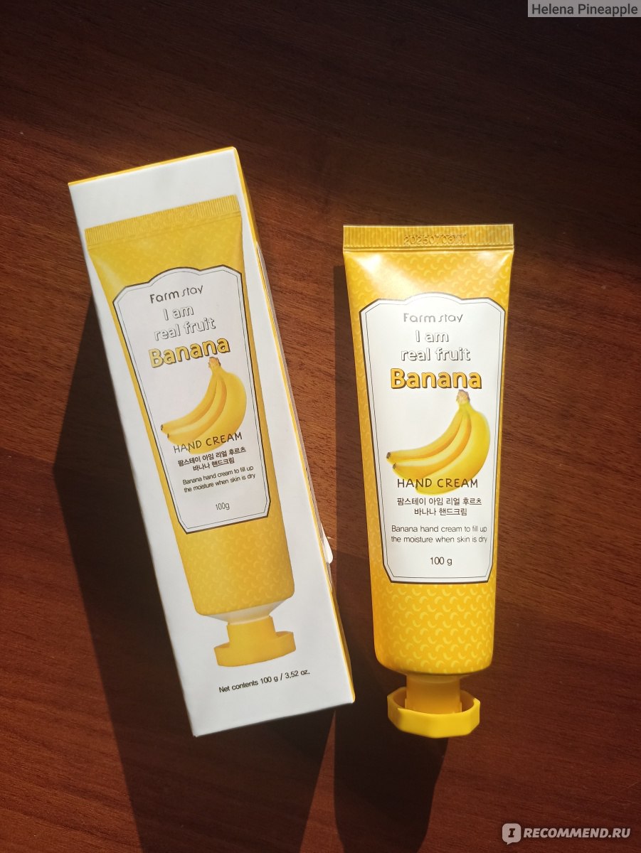 Крем для рук Farmstay I am Real Fruit Banana Hand Cream - «Нежный ...