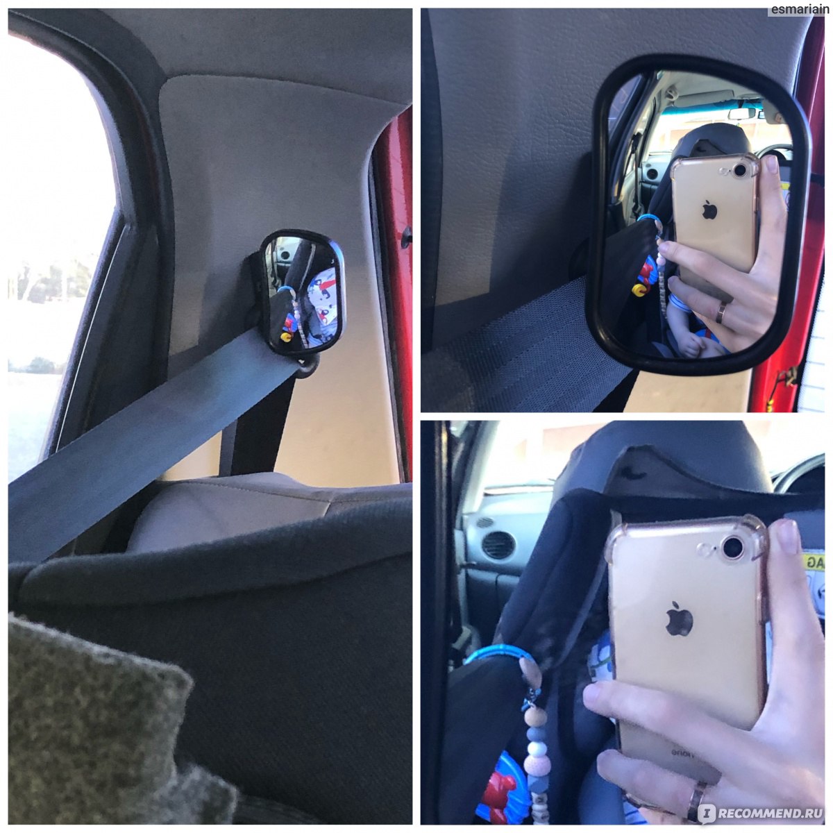 Зеркало контроля за ребёнком для автомобиля Baby mirror 2in1 - «Малыш в  автомобиле. Нужный гаджет для любого авто 🏎» | отзывы