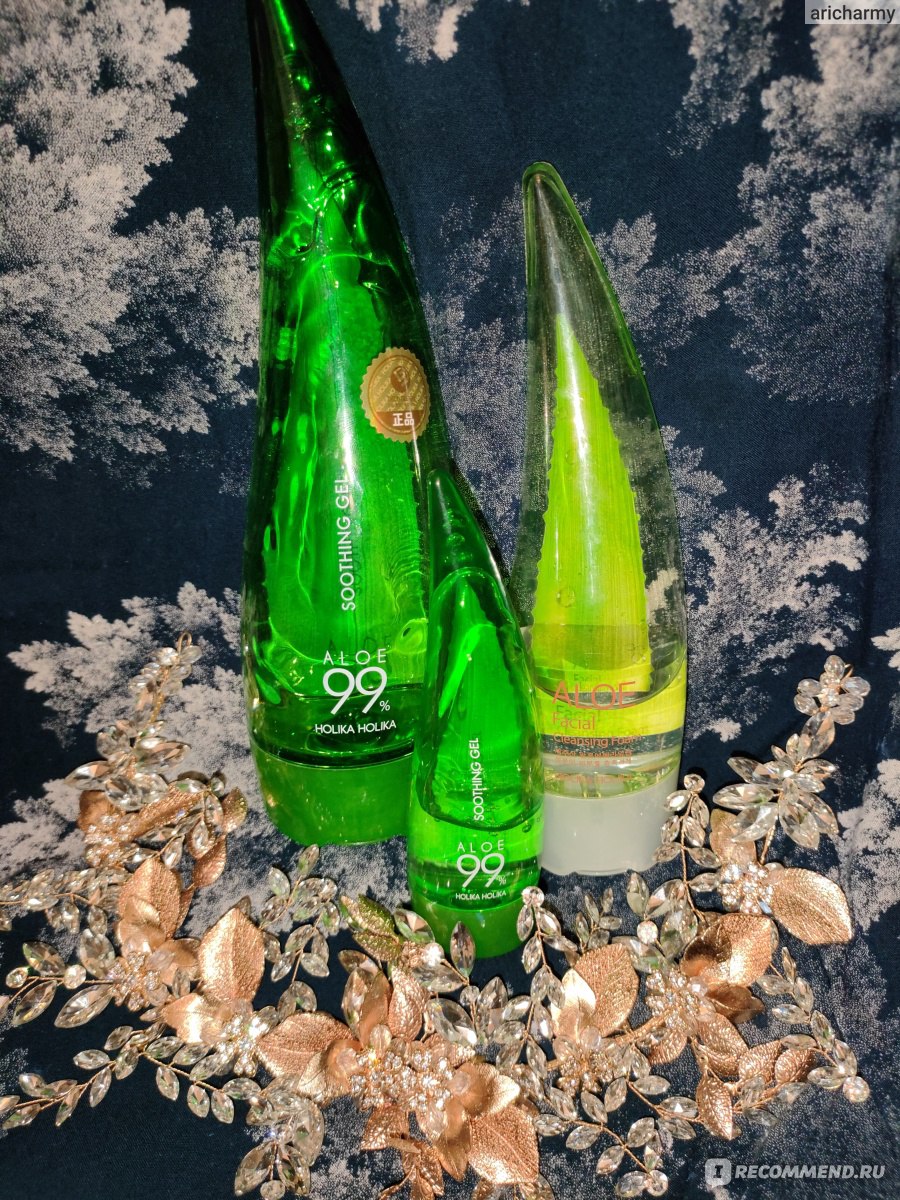 Универсальный гель Holika Holika Aloe 99% Soothing Gel - «Гель с алоэ от  Holika Holika, ставший уже классикой, но(!) до сих пор прекрасно  работающий. Расскажу как отличить оригинал от подделки» | отзывы