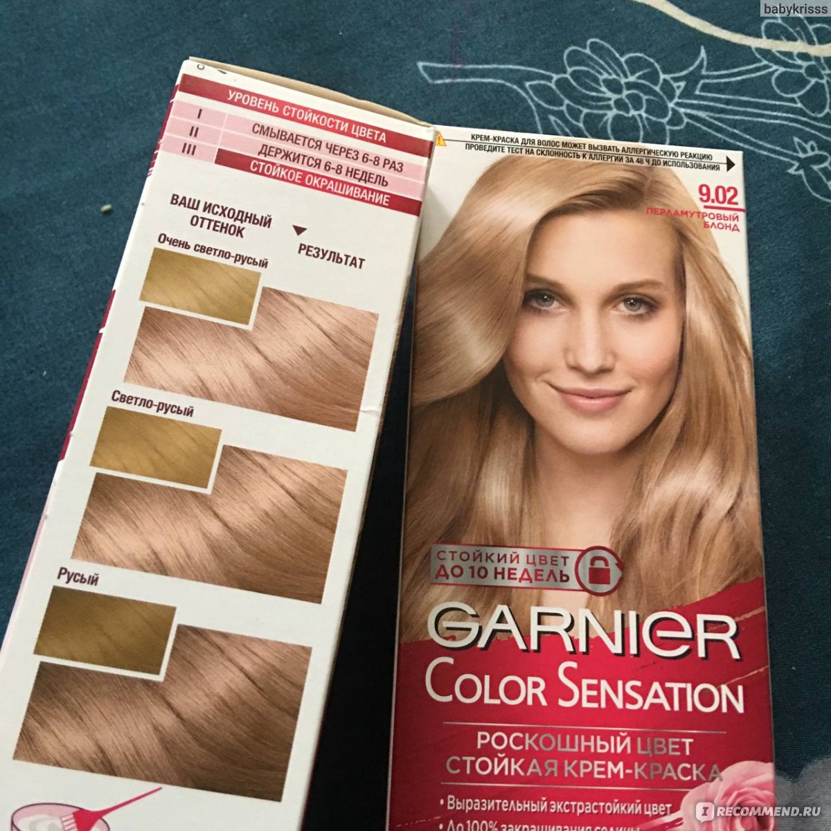 Отзыва о краске для волос гарньер блонд