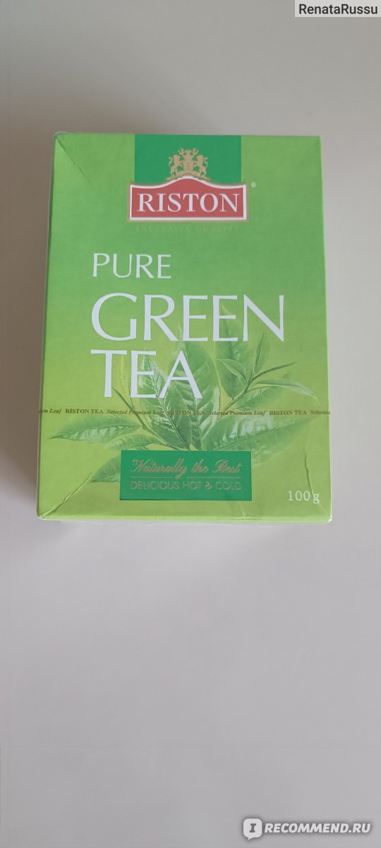 Чай зеленый листовой Riston Green Tea байховый крупнолистовой 100 г ...