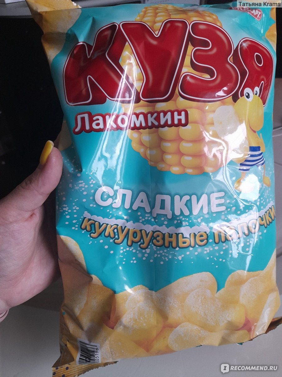 Кукурузные палочки Кузя 85 гр