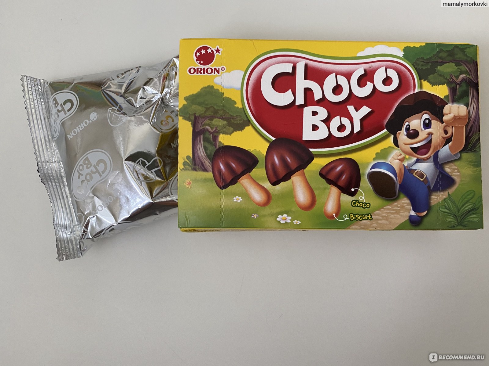 Печенье Orion Choco Boy - «Грибочки для малышей, крутая идея, но не за ...