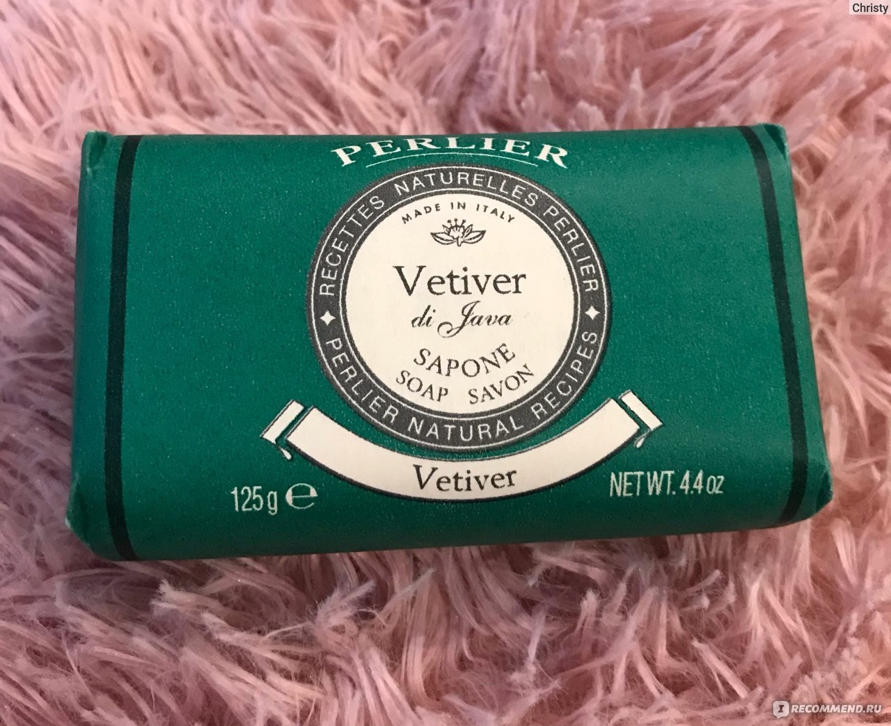 Perlier мыло для рук нежное Vetiver