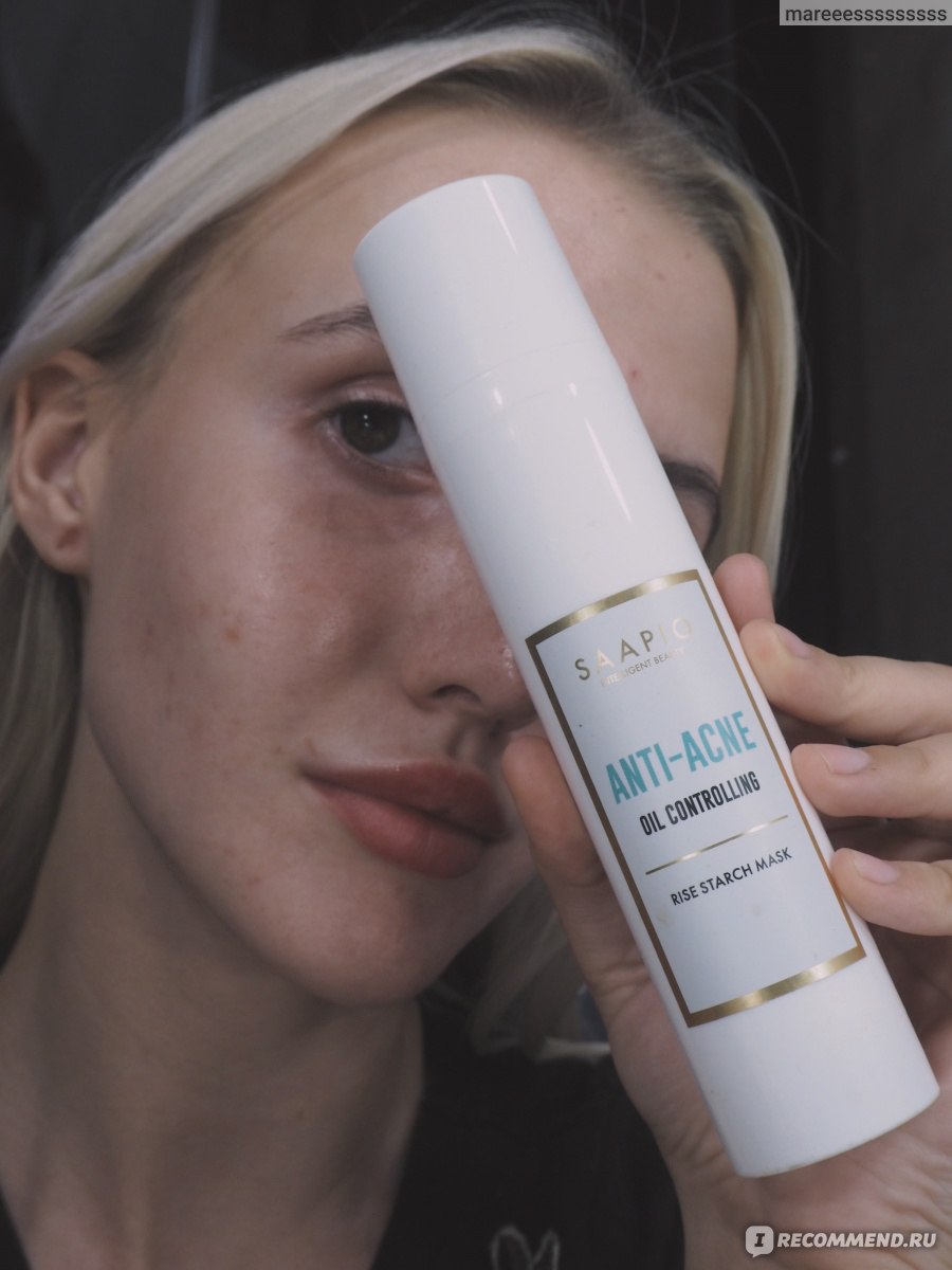 Маска для лица Saapio Anti-acne с рисовым крахмалом - «Ровный тон кожи за  10минут…✨» | отзывы