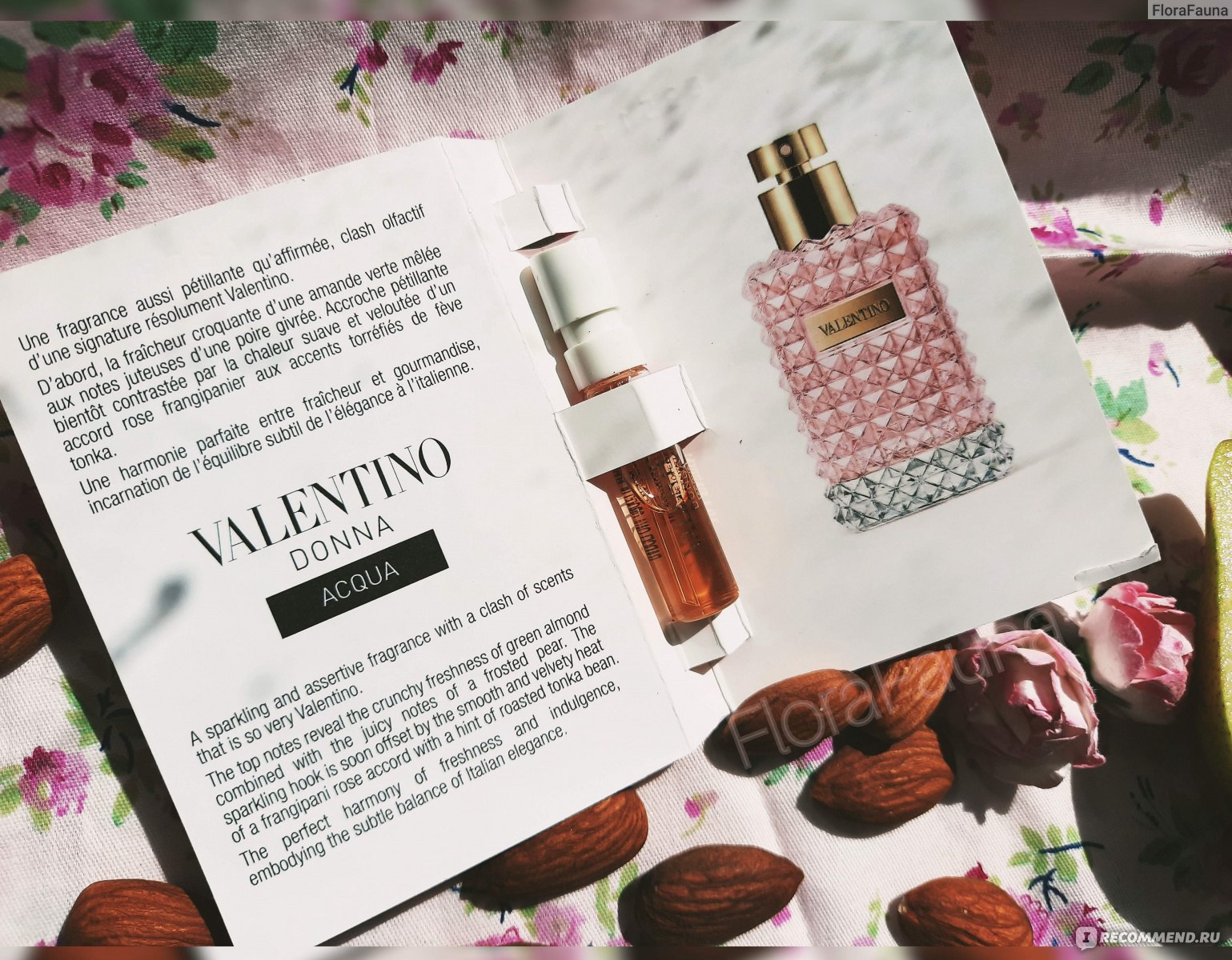 valentino donna acqua notes