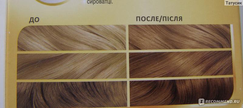 Краска для волос ореховый цвет фото на волосах