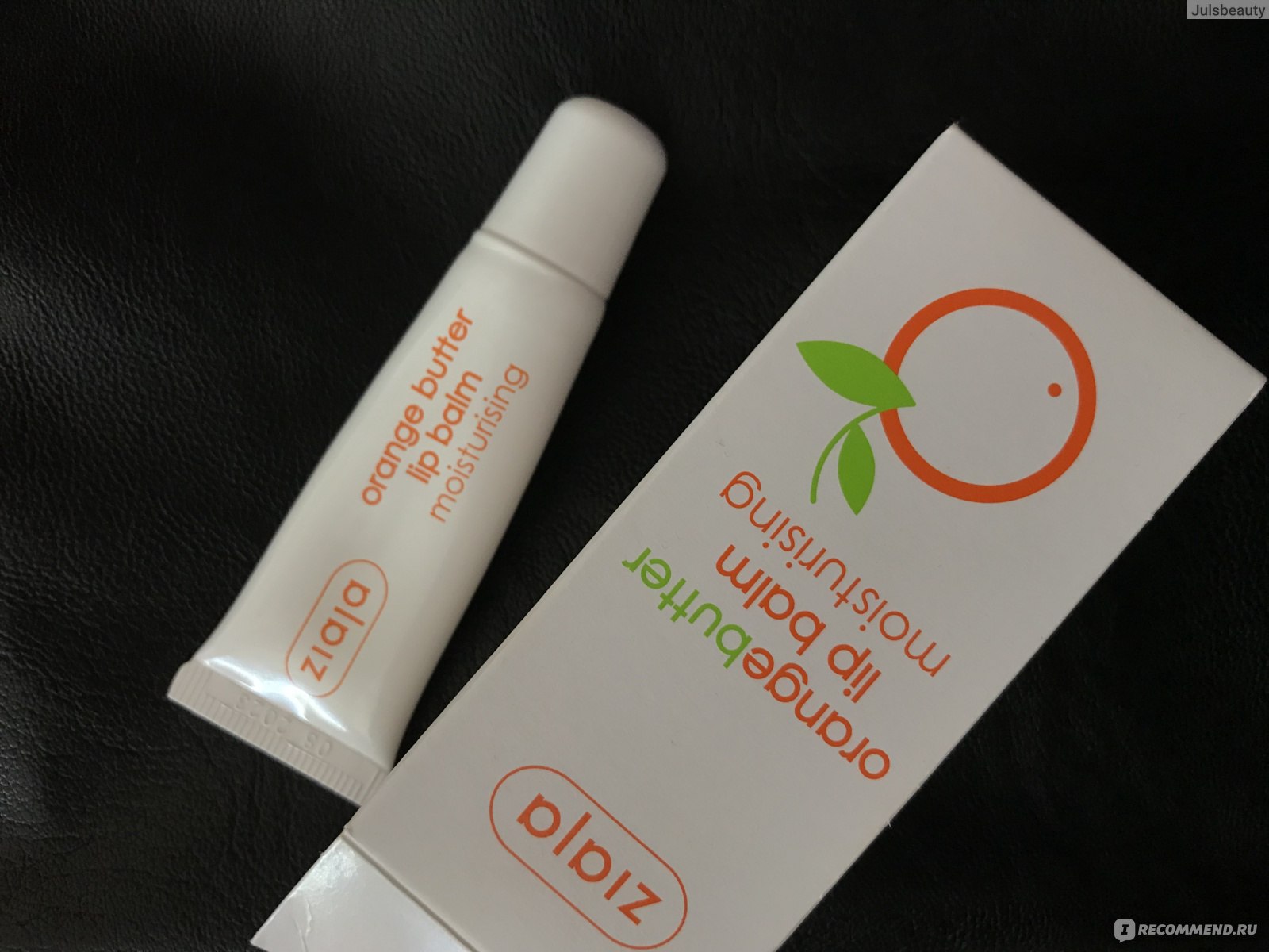 Бальзам для губ ZIAJA orange butter lip balm апельсиновый - «вкусный бальзам  для губ» | отзывы