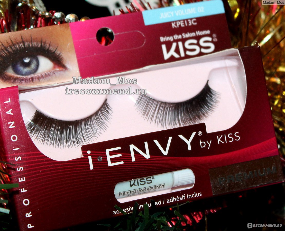 Накладные ресницы Kiss i-Envy Professional Eyelashes Juicy Volume 02  (КРЕI3C) модель 