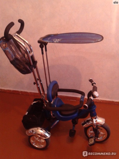 Трехколесный велосипед с ручкой Capella Racer Trike Grand ...