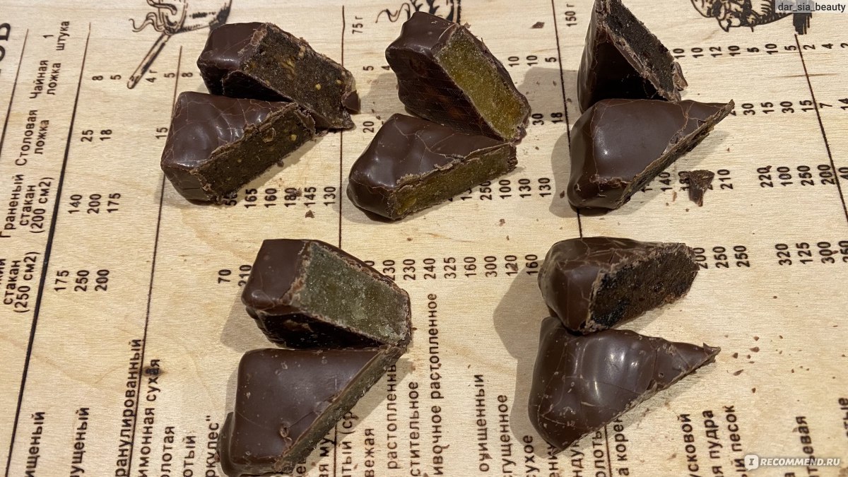Конфеты глазированные "Самарский кондитер" фрукты натуральные, ассорти в шоколаде