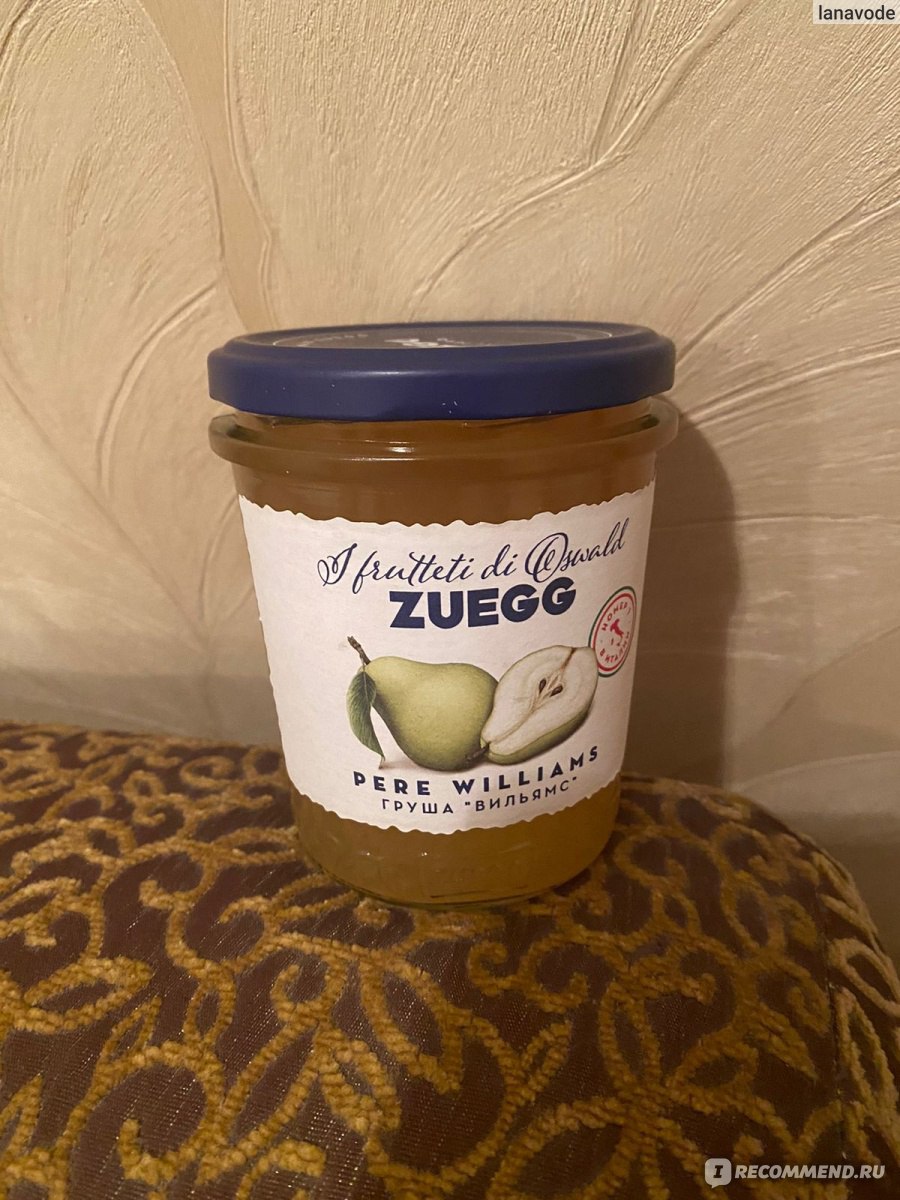 Конфитюр Zuegg Груша Вильямс - «Любимое лакомство» | отзывы